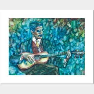 JAMES JOYCE - watercolor portrait .6 Posters and Art